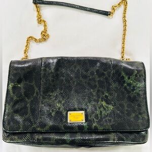Dolce & Gabbana 
Model Name: Pochette Karung Leo
Color Verdone